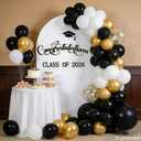 Congratulation Class of 2026 Wall Decal Congratulations Wall Decal Senior Graduation Party Arch Decoration Black