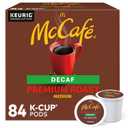 McCafe Premium Roast Decaf, Keurig Single Serve K-Cup Pods, Medium Roast Coffee Pods, 84 Count