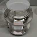 Flow Sight Pipe Glass Diopter 4 Inch Ferrule Tri Clamp SUS304 Pipe OD 102mm