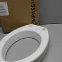 Carex Toilet Seat Riser, Elongated Raised Toilet Seat Adds 3.5 inches to Toilet Height, for Assistance Bending or Sitting, 300 Pound Weight Capacity Toilet Riser