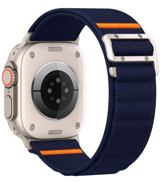 Sport Band Compatible with Apple Watch Ultra 3/2/1 Band 49mm 46mm 45mm 44mm 42mm 41mm 40mm 38mm Men Women, Stretchy Nylon Loop Strap with G-Hook for iWatch Series Ultra 11 10 SE 9 8 7 6 5 4 3