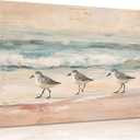 MDHFJEAW Boho Beach Bird Wall Art Coastal Sandpiper Canvas Wall Decor
Sandpiper Wall Art Boho Coastal Picture Gallery Wrapped Beach Bird Poster Print Artwork for Living Room Bathroom 12x16 In