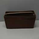 Purse Organizer Insert with Zipper Felt Bag Organizer Handbag Organizer Insert Bag in Bag Organizer with Key Chain for Tote Purse Bag Brown XLarge
