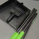 TOOGE Pooper Scooper, Dog Pooper Scooper Long Handle Stainless Metal Tray and Rake for Medium Small Dogs Heavy Duty Pet Supplies to Use for Grass, Dirt or Gravel