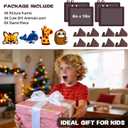 4pack 8x10in Picture FrameVertical & Horizontal for Wall or Tapletop Display, Felt DIY Kids Photo Posters & Art Prints Artwork Frames