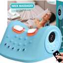 HSAND Neck Massager, Portable Shoulder & Neck Relaxer, 4 Adjustable Modes for Stiffness & Pain Relief, Improves Blood Circulation, Migraine Support, Posture Correction