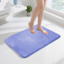 Memory Foam Bath Mat, 24" x 16", Ultra Soft and Non-Slip Bathroom Rugs, Water Absorbent and Machine Washable Bath Rug for Bathroom, Shower, and Tub Purple