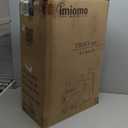 imiomo Carry on Luggage Airline Approved with Front Pocket and USB Port, Hard Shell 20 Inch Travel Carry-on Suitcase with Spinner Wheels and TSA Lock, White (3 piece set (BP/TB/20), Beige)