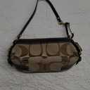 Coach Signature Print Demi Purse with Convertible Strap (Replica)