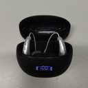 OTC Rechargeable Hearing Aids for Seniors with Automatic Noise Cancelling, LED Display, FSA&HSA Eligible, 5-Level Volume Control for Clear Sound (Black)