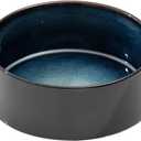 Havniva Ceramic 7.3inch Dog Bowl, Food and Water Bowl for Medium Breed Dog, Pet Feeder for Replacement (Single Bowl, Starry Sky)