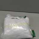 Biscaynebay Textured Fabric Round Tablecloths 70" for Round Tables diameters from 30" to 58", White Water Resistant Folding Table Covers Washable for Dining, Kitchen, Wedding, Parties etc