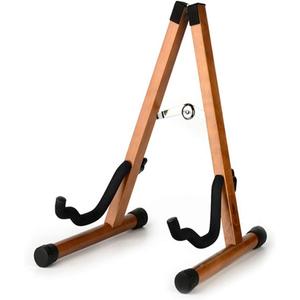 Wooden Guitar Stand for Acoustic Electric Bass Classical Guitar Banjo Ukulele Portable Folding A-Frame Travel Guitar Stand