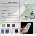 Magnetic for iPhone 17 Air Phone Case, [Compatible with MagSafe], Screen Protector X1, [Military Grade Drop Protection],Matte Finish,Slim,Shockproof,Protective (Matcha Green, iPhone 17 air)