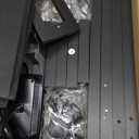 Narrow Side Table (1PC) - Black End Table with Overload Protection, Charging Station Drawer & 4 Wheels, Mobile Storage Nightstand for Bedroom Studio Apartment (1 AC + 2 USB Ports)