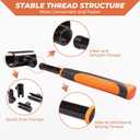 Door Hinge Gap Adjusting Tool Kit,2025 New Upgrade Hinges Gap Adjusting Wrench,4 Size Heavy Duty Steel Door Hinge Repair Tool with Rubber Grip for Alignment Of Doors and Cabinets Etc.