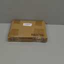 MyGift Plate Display Stand, Rustic Acacia Wood Tabletop Saucer Rack, Folding Picture Frame Holder Easel