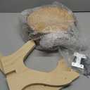 Chunful 4 Tier Round Natural Wood Cupcake Dessert Stand, Cup Cake Tower Stand Holder, Wooden Cake Display Tiered Centerpiece for Party, Birthday, Wedding, Baby Shower, Holiday Decoration