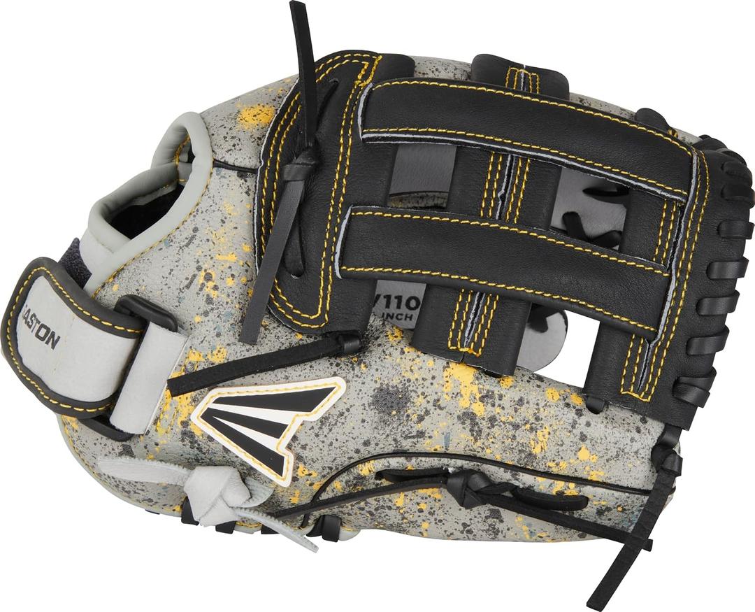 Easton | Havoc Youth Baseball Glove | Multiple Styles (Gray, S)