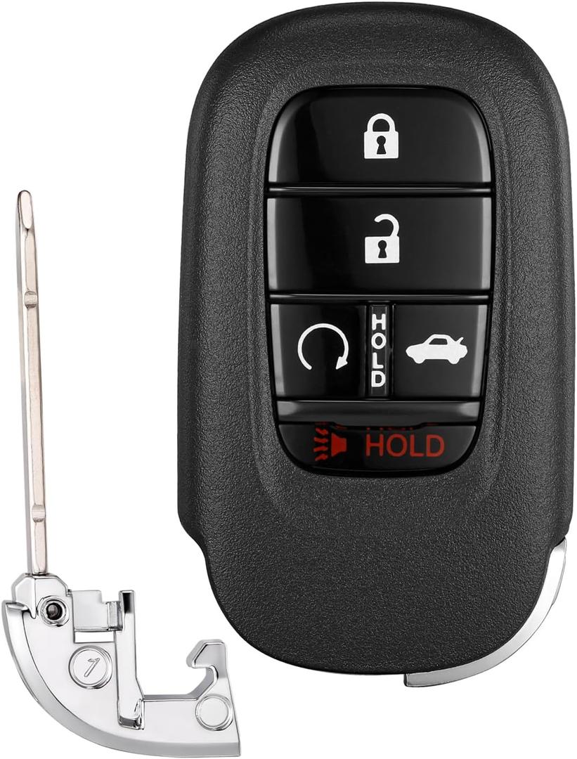 Key Fob Replacement Remote Fits for Honda Civic Accord 2022 2023 2024 Proximity Keyless Entry Smart Remote Control 434Mhz KR5TP-4 72147-T20-A11 A3C0161660000
