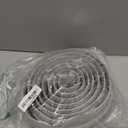 Papillon Garage Door Bottom Seal Strip, Weatherproof EPDM Rubber Threshold, Fits All Standard Doors, Easy for DIY Homeowners, No Adhesive (10Ft, Grey) (Gray)