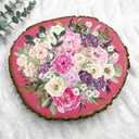 Walnut Hollow Thick Rustic Basswood Round, 10-14" Wide - for Wood Burning, Home Dcor, and Rustic Weddings