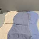 3 Pcs Changing Pad Liners Fits in Peanut Shape Changing Pad Waterproof Diaper Mats Organic Cotton Peanut Mats are Warm on a Baby's Back, Washable Reusable(Elegant Style,Blue)