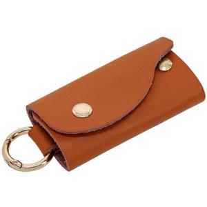 Hillman 5040531 Leather Keychain Card Holder Assorted Black & Brown