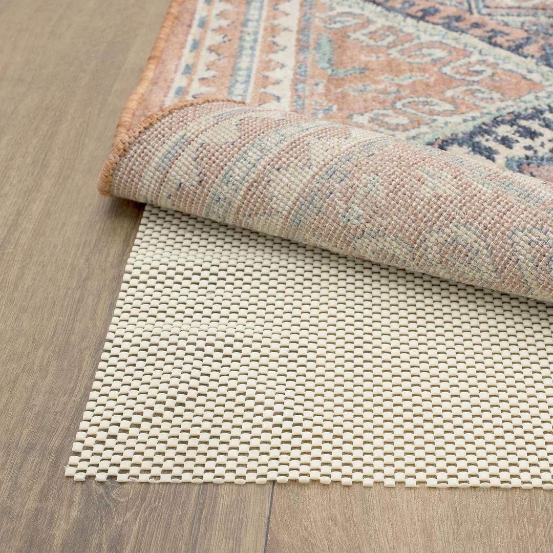 Mohawk Home 4' 6" x 7' 5" Rug Pad Gripper Non Slip Grip Keeps Area Rugs in Place Anti Skid Under Rug Liner - Safe for All Floors