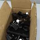 Ayuanb Mini Black Sign Holder Clips for Display, Plastic Sign Holder Clips for Retail, Swivel Price Signs Clip, Rotatable Price Shelf Clips for Store Clothing Rack Merchandise Shelf Basket