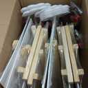 10 Set Acrylic Paint Canvas Set  8x10 Inch Mini Canvas Painting Kit with 10 Wood Easels, 20 Brushes, 12 Paint Sticks, 10 Palettes  Art Supplies for Kids & Beginners, Ideal for Parties & DIY Painting