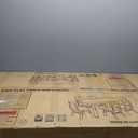 Kids Table and Chairs Set, Height Adjustable Desk With 6 Seats for Ages 2-12,Arts & Crafts Table,Graffiti Desktop, Non-Slip Legs, Max 300lbs, Children Multi-Activity Table for Classrooms,Daycares,Home (Whiteboard)