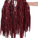 12 Pcs Red Spring Natural Dried Amaranthus Hanging Flowers Amaranthus Artificial Flowers for Wedding Arch Bouquet Floral Garland Wall Home Decoration (23 Inch)