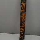 Natural Bamboo Shaker/Rainstick Hand Painted Designs. (24 Inch, Burnt)