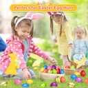 SpringFlower 240 PCS 2.3 inch Plastic Easter Eggs Plus 2 Golden Eggs, Empty Fillable Eggs, Plastic Eggs Bulks for Easter Basket Stuffer, Easter Party Favor, Easter Egg Hunt