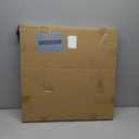 24 Inch Modern Metal Wall Clock Unique Design, Large Silent Battery Operated Non Ticking, Wall Clock for Living Room Kitchen Office Decor (Nary&white)