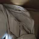 PZDJUMO Deep Seat Patio Cushions 24 x 24 Inch Waterproof Outdoor Chair Cushions Set of 48 Loveseat Cushions for Outdoor Furniture 5'' Thick Patio Furniture Cushion with Handle Straps, Beige