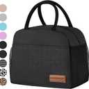 Douyadady Lunch Bag Women/Men Lunch Box Women/Men (Black)