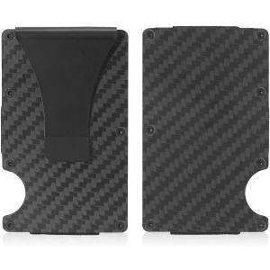 Minimalist Wallet for Men RFID Wallet I Natural UnderSun Walnut Wood