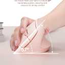 Ergonomic Mouse, USB+Bluetooth Dual Connection, Wireless Vertical Mouse for Reducing Wrist Pain, 1000/1600/2400 DPI, Ergo Mouse with Quiet Click for Windows Mac OS PC Computer Laptop, Pink