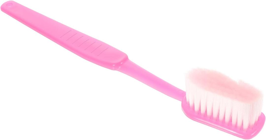 Toyvian Giant Toothbrush Prop Huge Toothbrush Fake Oversized Novelty Large Toy for Halloween Comedy Party Favors Costume Prank Items Pink