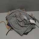 3 Pack Women's Lounge Pants Cozy Wide Leg Yoga Pants Casual Drawstring Loose Baggy Sweatpants with Pockets (X-Large, Dark Gray, Light Heather Gray, Khaki)