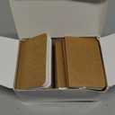 Outus 36 Pcs Pocket Notebook Mini Journal 2.5" x 4" Kraft Paper Mini Notepad Bulk Softcover Pocket Notepad Memo Diary Subject Notebooks for Student Traveler School(Brown, Blank Cover)