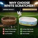 Soccer Cat Scratcher Bed, No-Mess cat Scratching pad, No shed Cat beds and Scratch pad for Cats, Plant Fiber Mess Free cat Scratch Furniture Protector, Stop Cats Eating Paper Craps