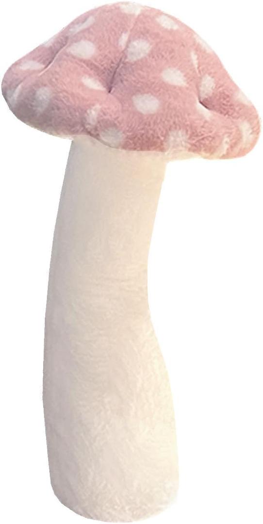 Hofun4U Mushroom Plush Pillow - 39 inch Mushroom Shaped Stuffed Long Pillow - Mushroom Stuffed Pillow - Christmas Birthday Sofa Home Decoration (Pink)