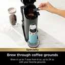 Ninja PB051 Pods & Grounds Specialty Single-Serve Coffee Maker, Compatible with K-Cups, Built-In Milk Frother, 6-oz. Cup to 24-oz. Travel Mug Sizes, Black