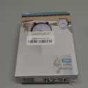 Twin Bell Loud Alarm Analog Alarm Clock, 4 inch Super Silent Non Ticking Small Clock with Night Light, Battery Operated, Simple Design, Old Fashioned, for Heavy Sleeper, Bedroom, Bedside, Desk, Black