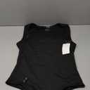 REORIA Womens Sexy Casual Sleeveless Square Neck Tummy Control Thong Bodysuits Tank Tops Sexy Plus Size Black X-Large
