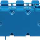 Carlon B468R Work Outlet Box, 4 Gang, 7.57-Inch Length by 2.89-Inch Width by 3.56-Inch Depth, Blue