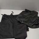 SAMPEEL Two Piece Sets for Women Summer Outfits Lounge Sets Mock Neck Tops Wide Leg Crop Pants Vacation Travel Outfits (Small, Black)